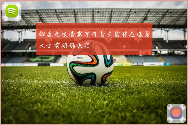 雄鹿老板透露字母哥去留将在选秀大会前明确决定